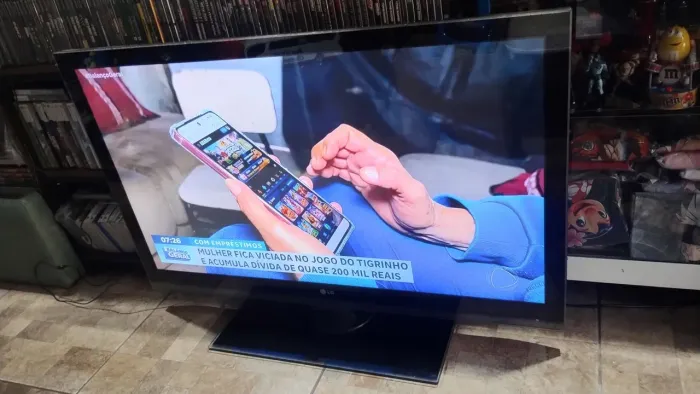 Televisão de 42 polegadas LG TV de plasma modelo mais antigo