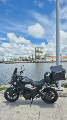 Cb500x com baú e pronta pra viajar!