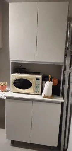 Torre Quente para Cozinha com Espaço para Micro-ondas - Mobly