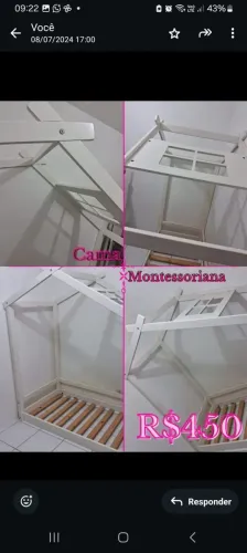 Cama montessoriana 