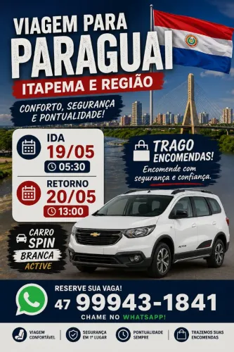 viagem Paraguai 