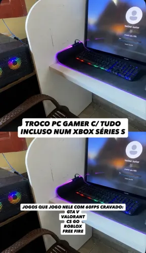 TROCO PC GAMER EM XBOX SERIES S