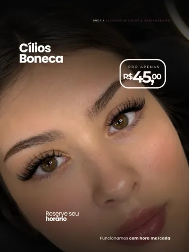 Cílios Efeito Boneca por R$45 | Aracaju