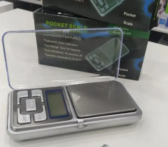 Mini Balança Digital Alta Precisão Bolso Portátil 500gr