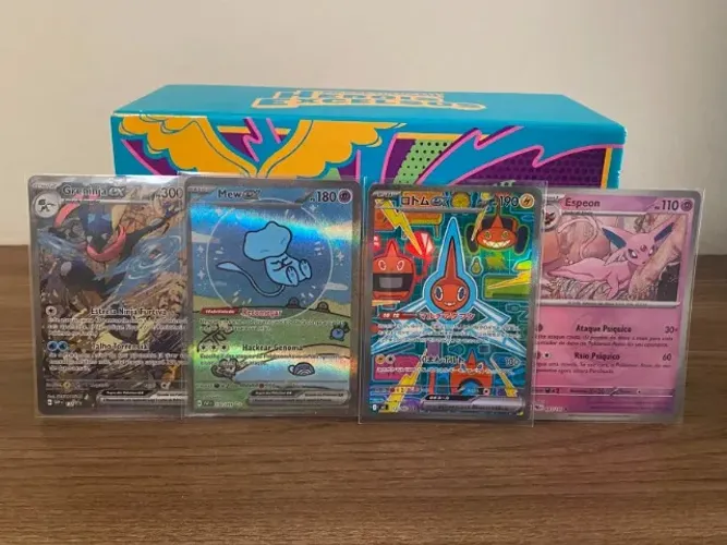 Combo 4 cartas pokemons raras