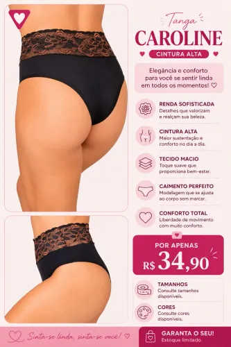 Lingerie Variadas e conforto