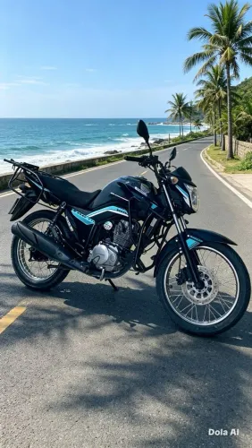 Honda 150 yoda tevisada e documento na mão