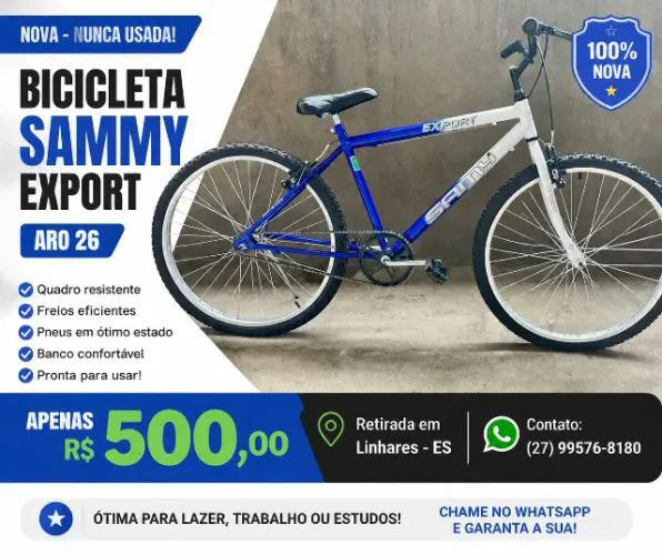 Bicicleta Aro 26 NOVA