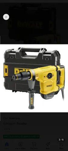 Rompedor Dewalt 5kg D25810K ( novo)