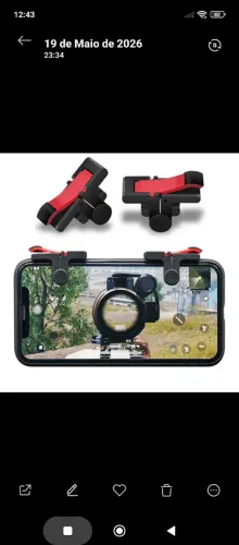 Gatilho de Jogos de Tiro para Celular 