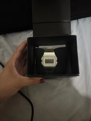 RELÓGIO CASIO PULSEIRA TRANSPARENTE