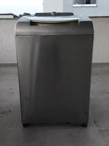 Máquina de lavar Brastemp active de inox