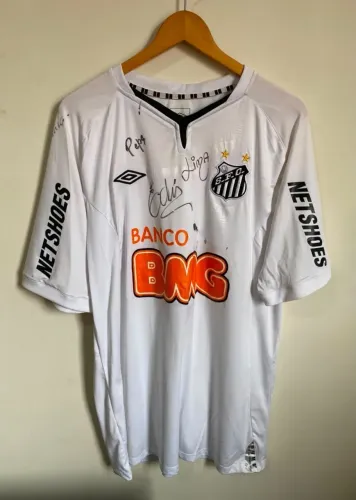 Camisas Santos autografadas colecionador