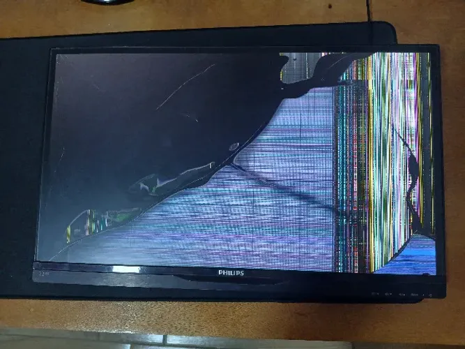 Monitor Philips 224E5QHAB (com defeito e para retirada de peças)