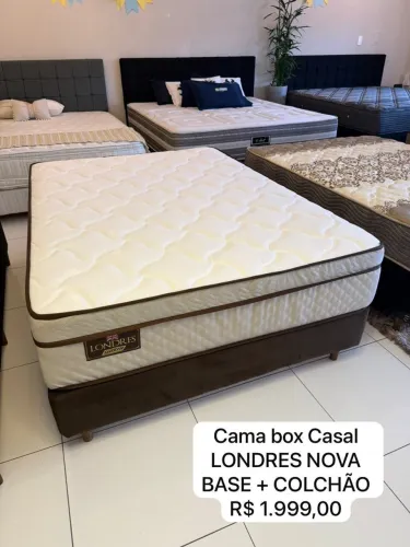 Cama Box Casal Londres NOVA com ENTREGA 