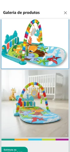 Tapete de atividades para bebe 