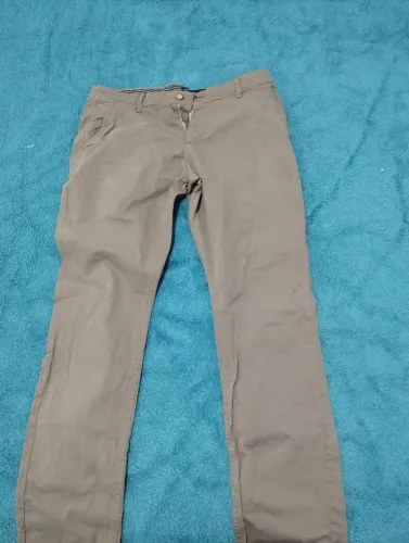 Calça social cinza claro marfinno tamanho 44