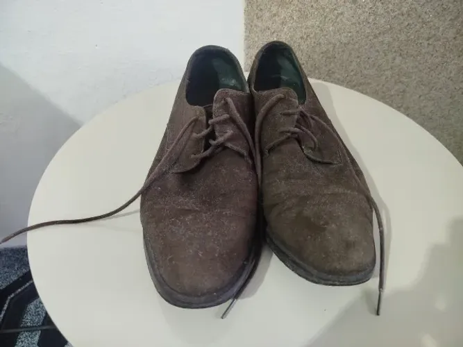  sapato louie camurça marrom