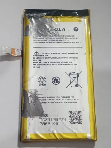 Bateria celular Motorola moto G7 plus JG40 3000mAh original