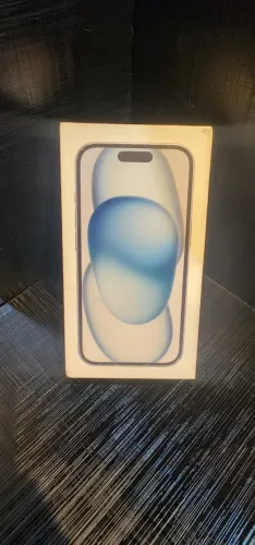 iPhone 15 lacrado 128GB azul e-sim virtual e 1 ano de garantia Apple