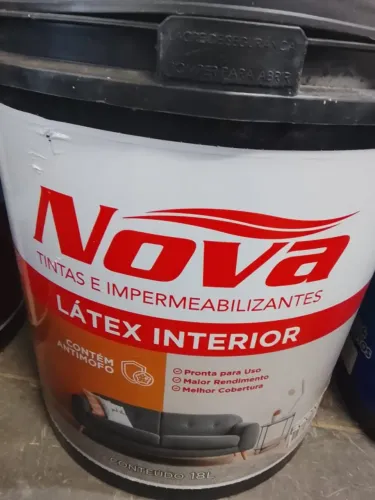 Tinta Acrilica Latex 18L Nova Tintas Branca