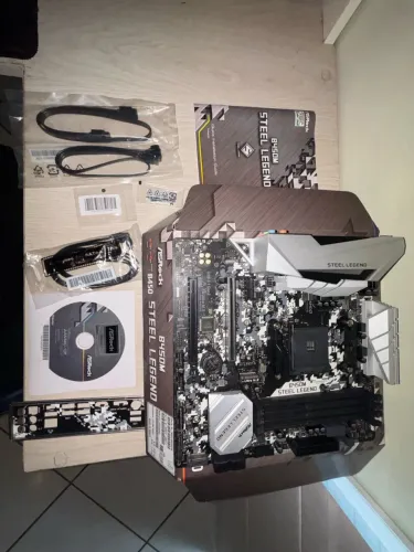 Placa Mãe B450m Steel Legend Am4