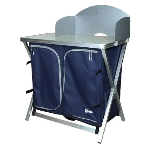 Cozinha com fogão camping 
