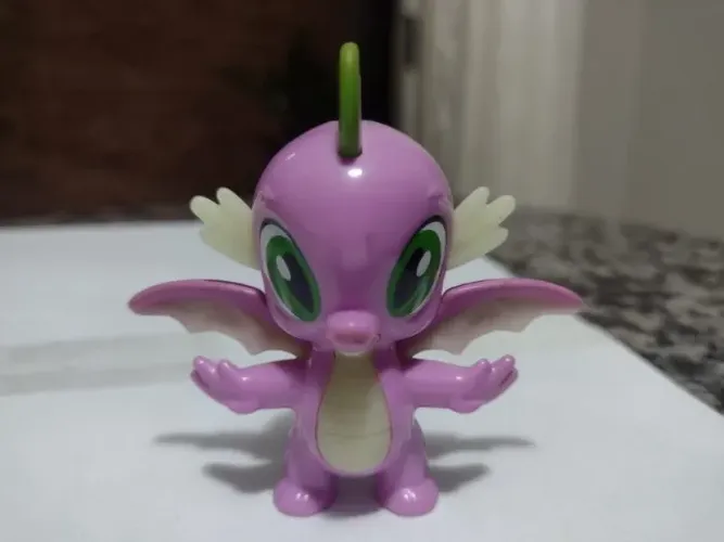 miniatura spike my little pony mc lanche feliz 2019 original