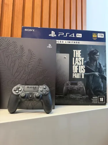 PlayStation 4 pro 1TB edição limited the last of us part ll