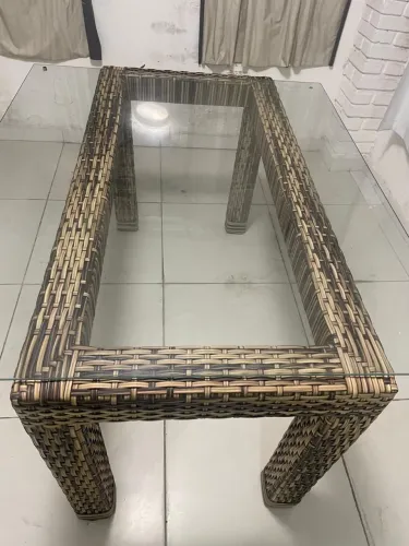 Mesa de Ratan para 6 lugares 