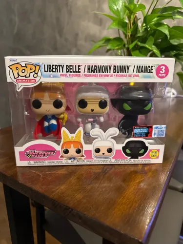 Funko Pop! Animation Powerpuff Girls Liberty Belle, Harmony Bunny, Mange