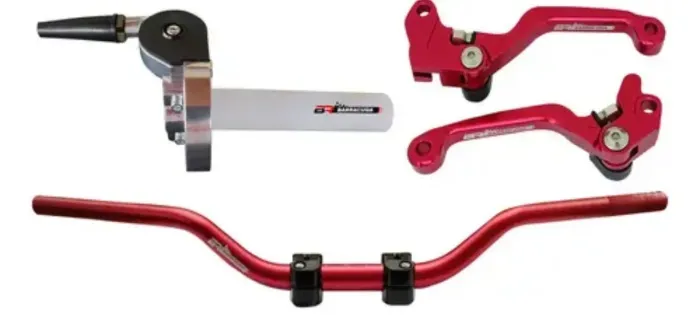 Kit Guidão, manete e acelerador punho rápido Crf 230 Crf 250