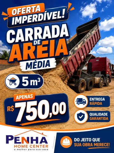 Carrada de Areia Média 