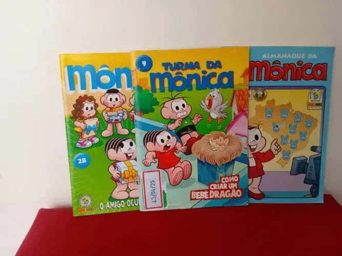 Gibis Turma da Mônica(3 volumes)