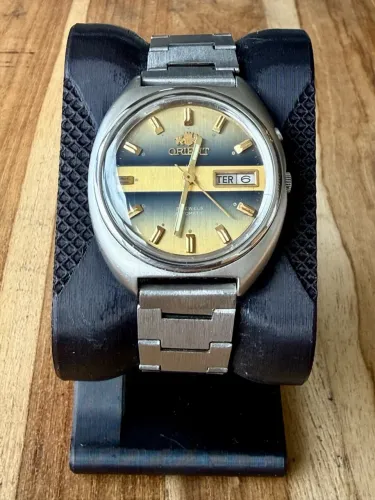 Relógio Orient Vintage Textura Listra - 1970