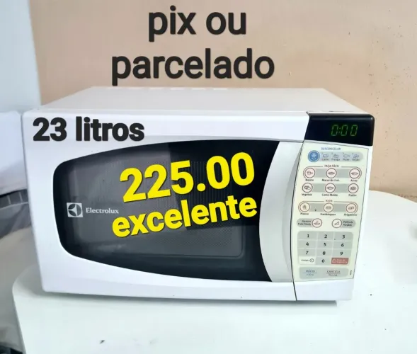 Microondas Excelente Estado Original Electrolux 23 L. valor 225.00 pix/parcelado 