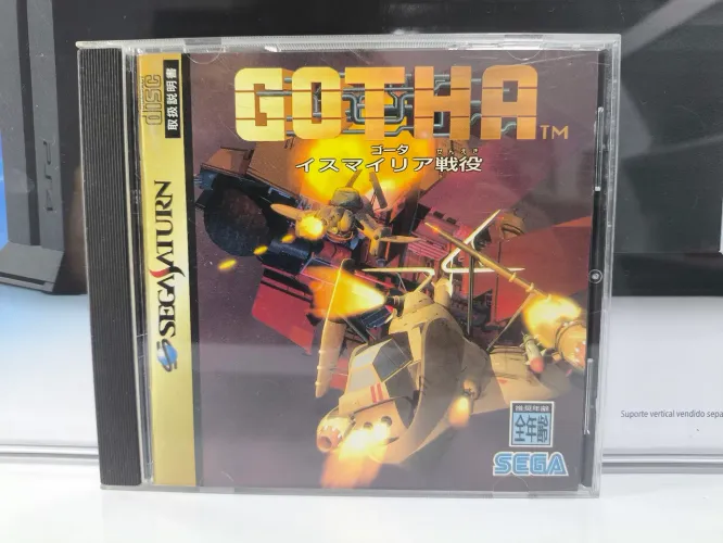 Jogo Gotha Para Sega Saturn Mídia Física Original JP