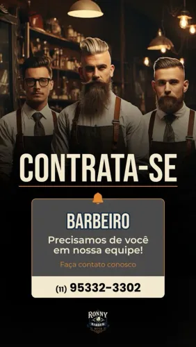 Estamos contratando BARBEIRO
