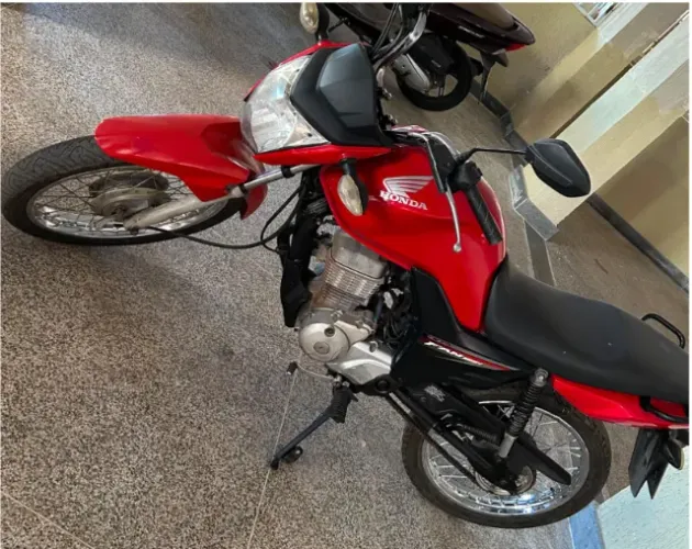 Vendo moto Honda CG 125 I 2018 Vermelha