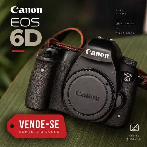 Canon EOS 6D Full Frame - Somente o Corpo
