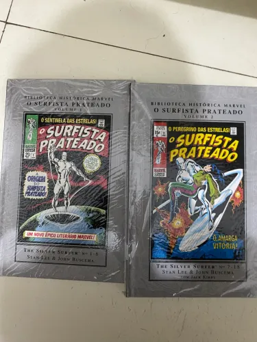 HQ - Biblioteca Histórica Marvel ? O Surfista Prateado - coleção os 2 volumes