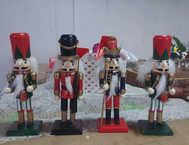 Boneco natalino quebra nozes