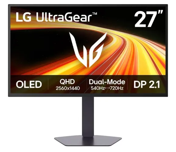 Monitor LG Oled 27 qhd 540hz dual mode 720hz Hd