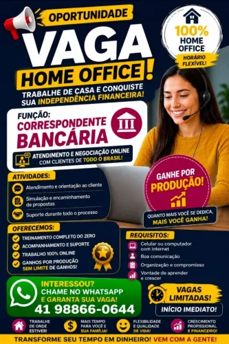 Oportunidade home office 