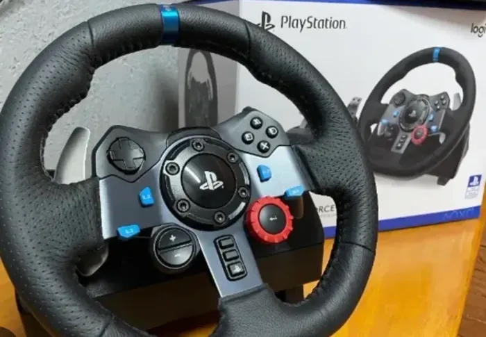 Volante gamer Logitech G29 G29 DRIVING FORCE cor preto