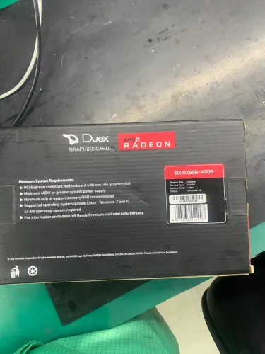 RX 550 4GB GDDR5