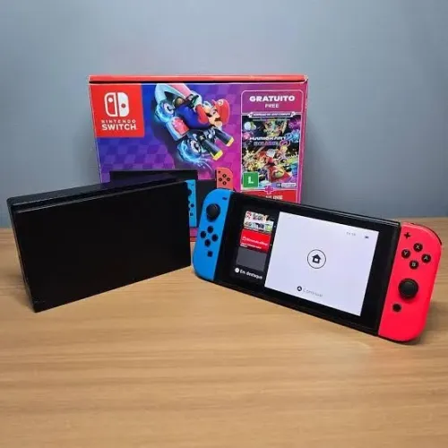 Nintendo Switch Completo com Caixa (Aceito Cartão)