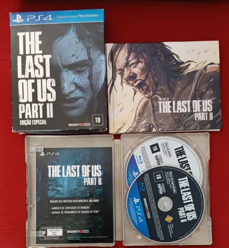 The last Of Us parte ll Edição Especial Ps4. Aceito cartão