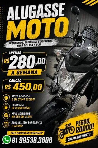 Moto para alugar