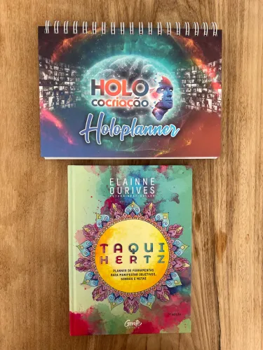 Kit Taqui Hertz + Holoplanner Elainne Ourives | Livro + Planner Original